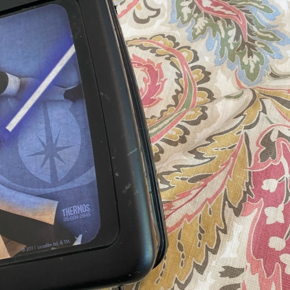 Disney's Star Wars Clone Wars Thermos Hard Shell Lunch  Box Obi-wan Anakin - Picture 3 of 6